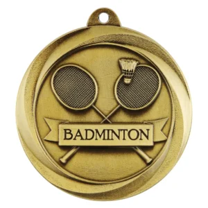 Gold econo badminton with metal construction