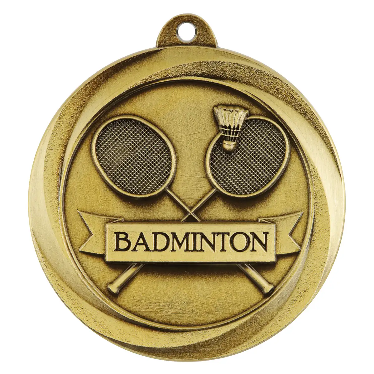 Gold econo badminton with metal construction