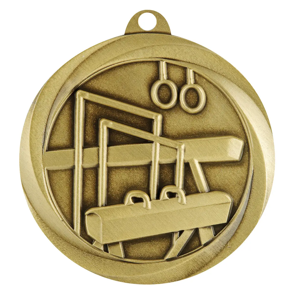 me914g-gold Gold econo gymnastics with metal construction