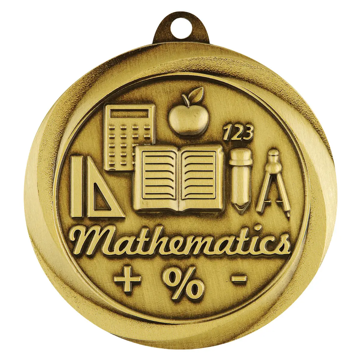 me920g-gold Gold econo maths with metal construction