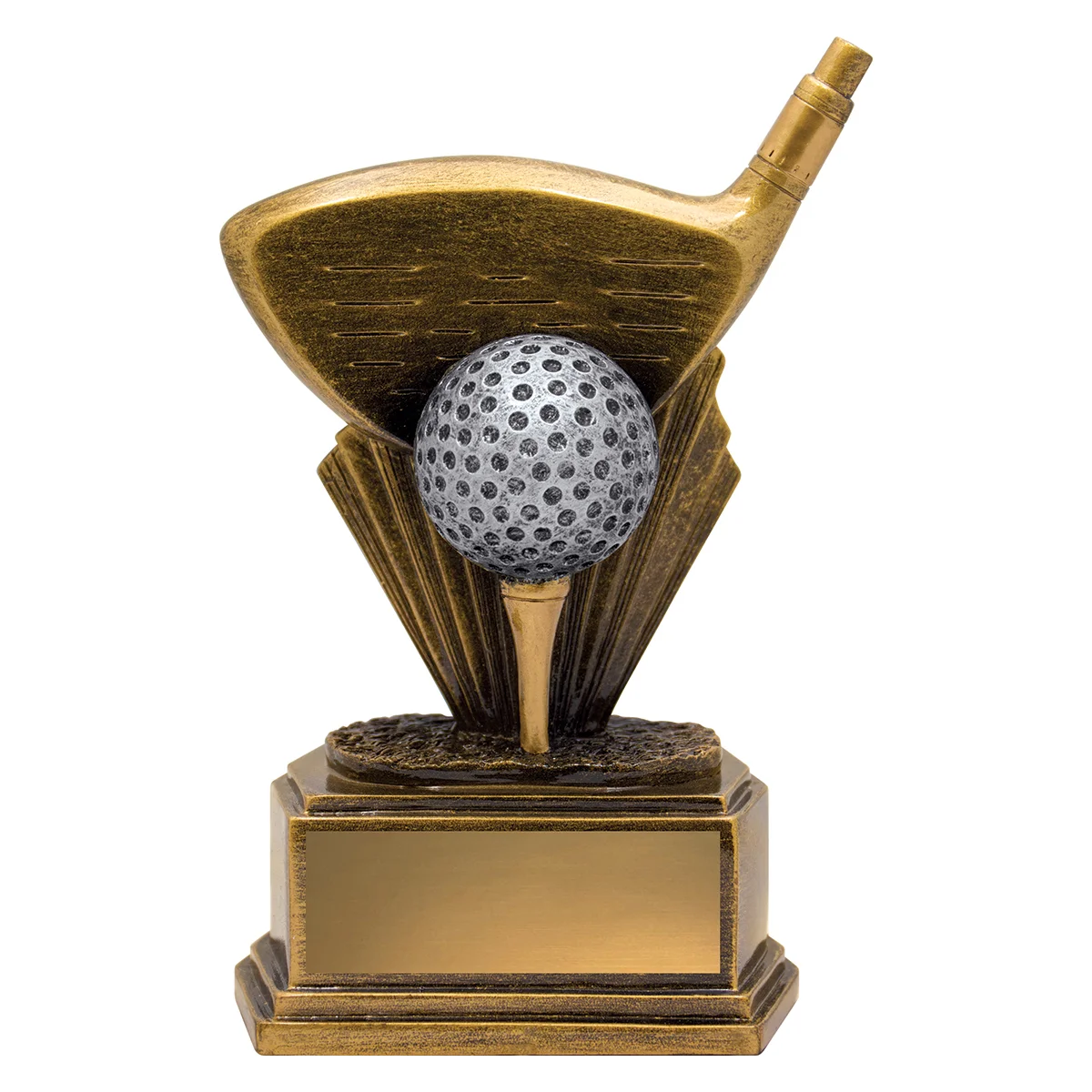 -gold Silver / gold encore driver with resin construction