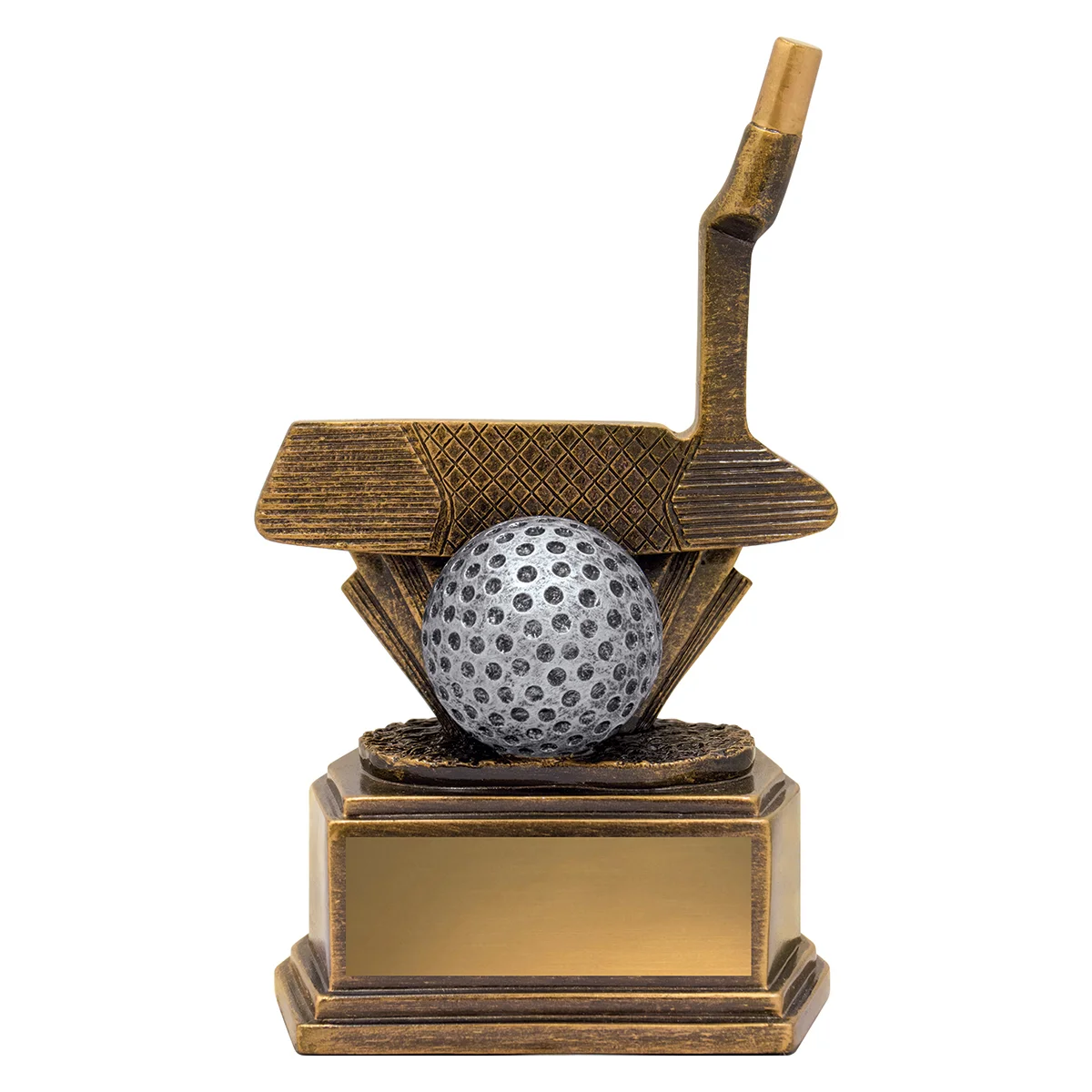 -gold Silver / gold encore putter with resin construction