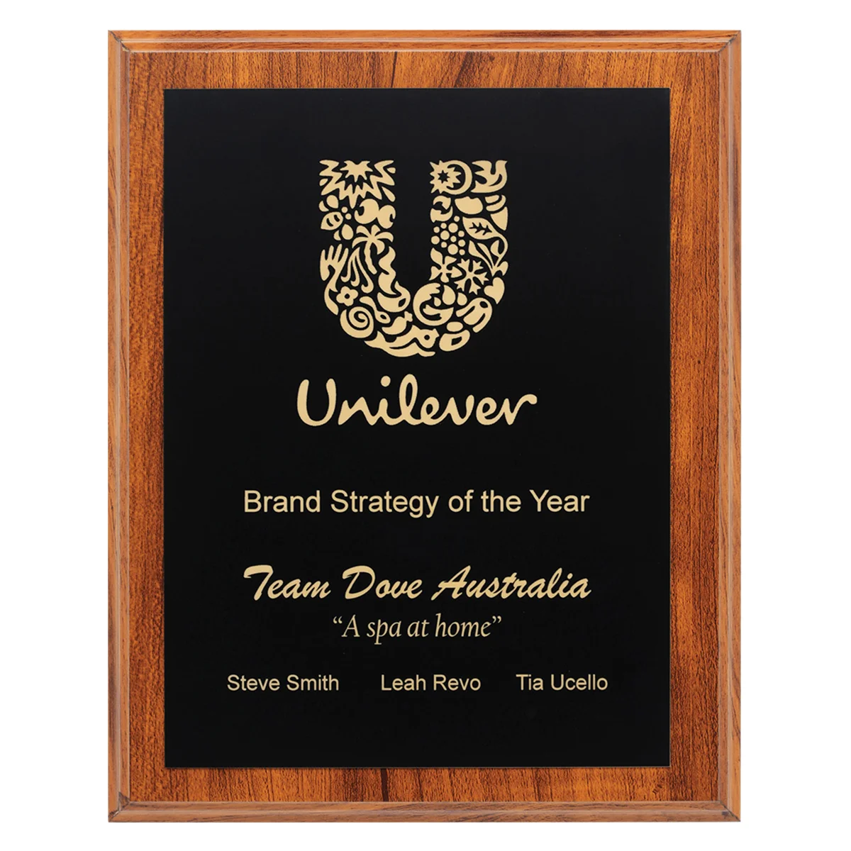lw-bg-6-light-walnut Light walnut engraved plaques - black / gold with timber construction