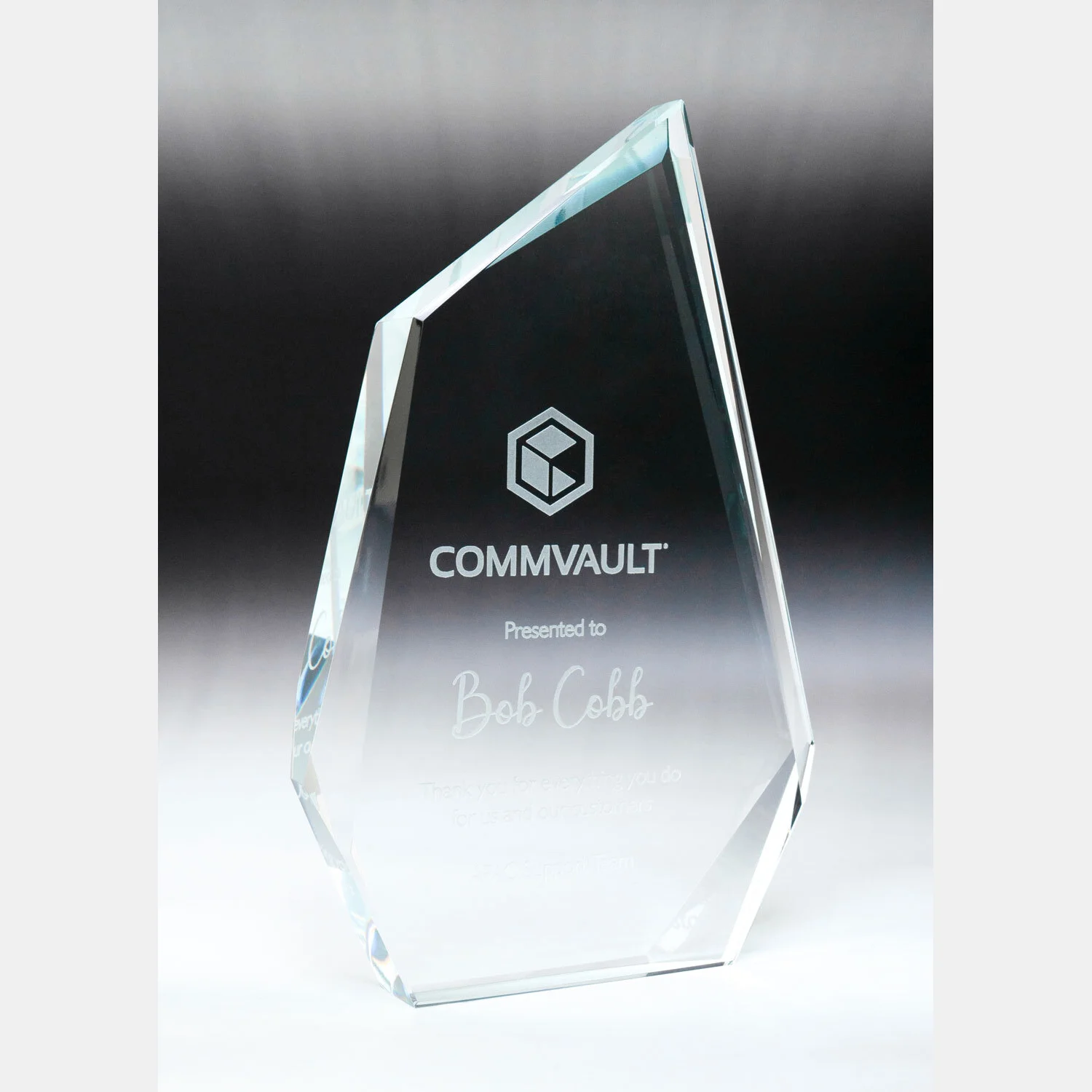 1369-1-clear-grey-bg Clear essense glass-sail with glass construction