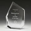 Extra-thick prism with crystal construction