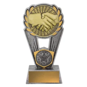 Silver / gold fair play polaris with resin / metal construction