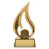a1825a-gold Gold faith flame with resin construction
