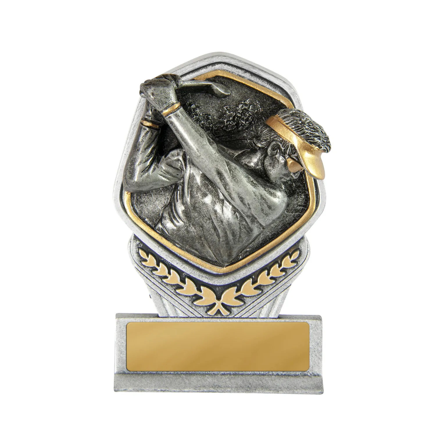 -gold Silver / gold falcon tower-golf with res / ilient construction