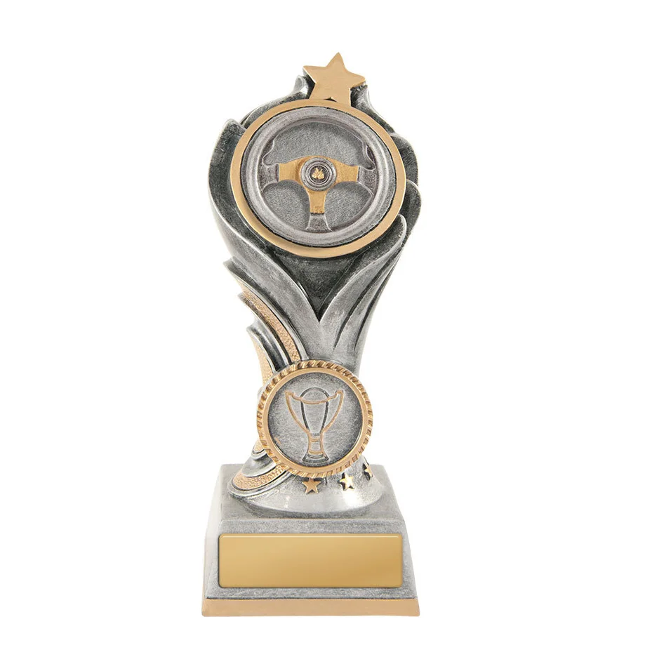 -gold Silver / gold falcon tower-motorsport with resin construction