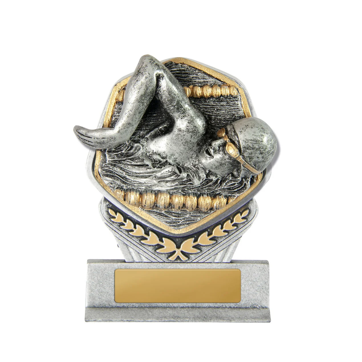 -gold Silver / gold falcon tower-swimming male with res / ilient construction