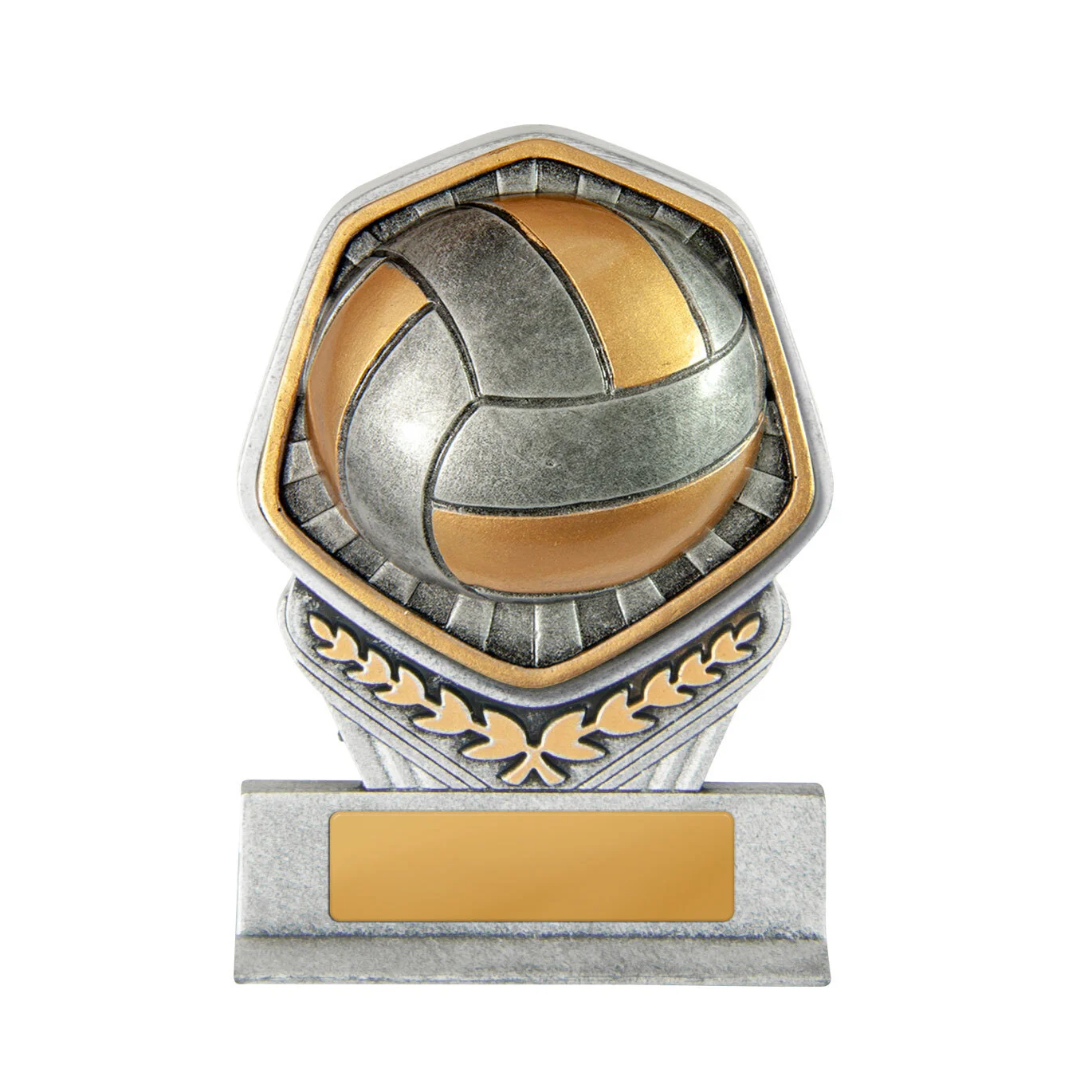 -gold Silver / gold falcon tower-volleyball with res / ilient construction