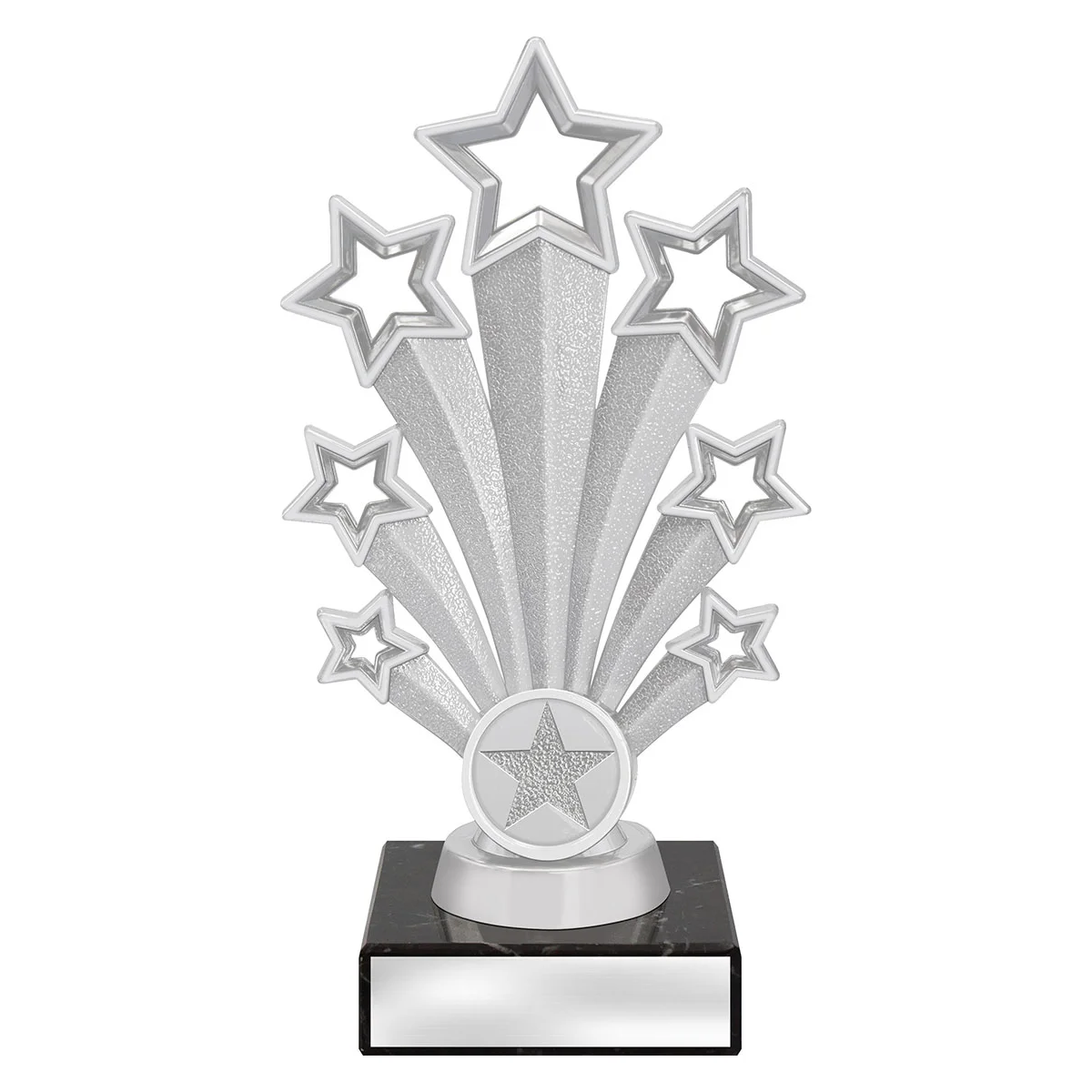 d5126-silver Silver fanfare silver with plastic / marble construction