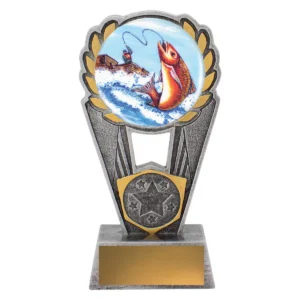 Silver fishing polaris - colour with resin construction