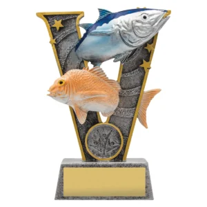 Silver fishing v-series with resin construction