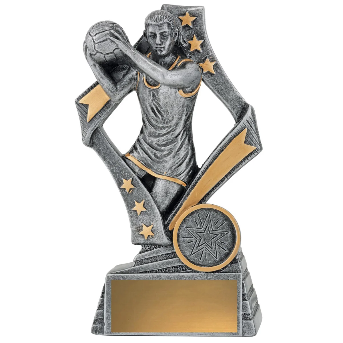 29791b-silver Silver flag player with resin construction