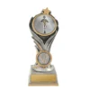 -gold Silver / gold flame tower - achievement with resin construction