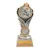 -gold Silver / gold flame tower-darts with resin construction