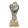 -gold Silver / gold flame tower-gymnastics with resin construction