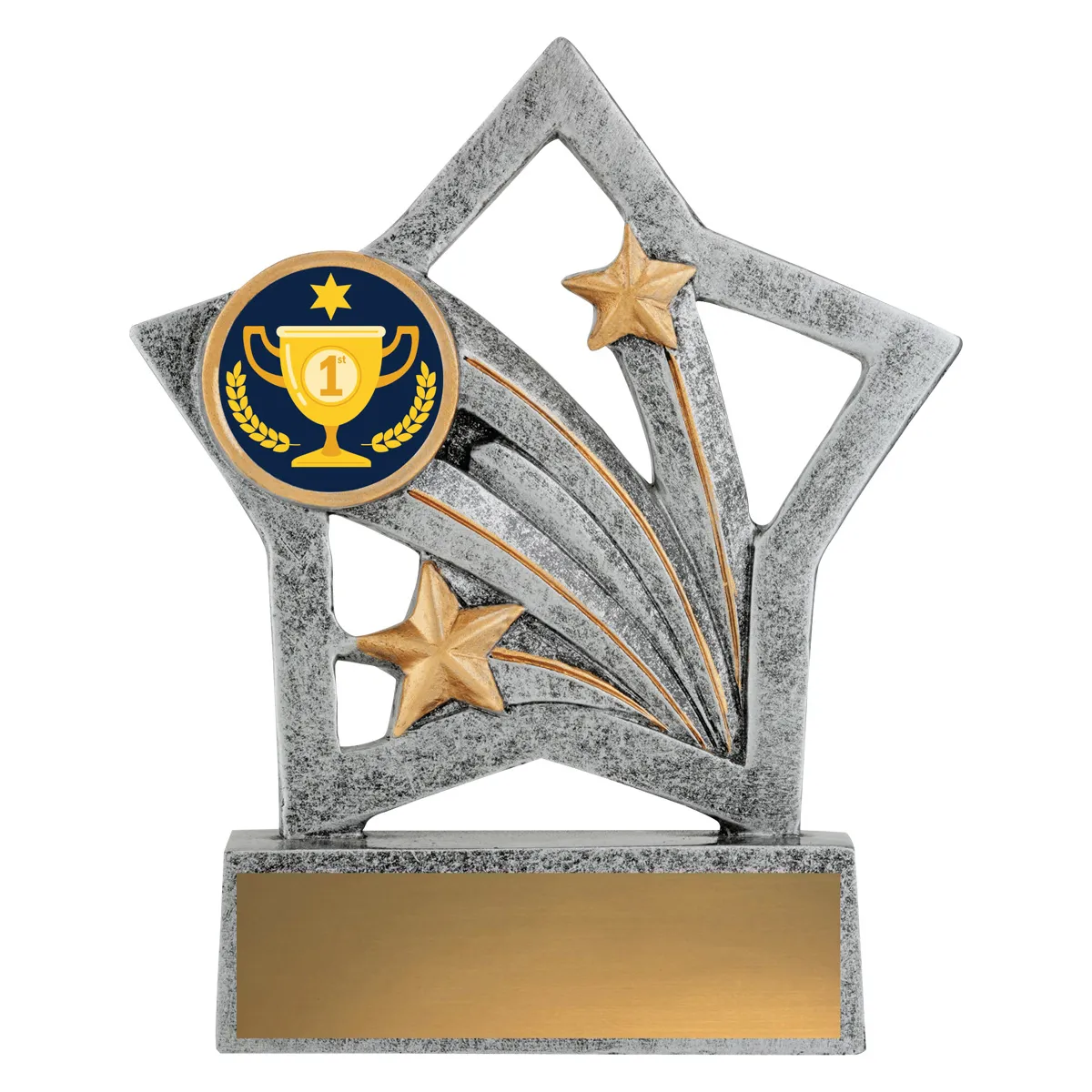 asf191-silver Silver flash - 1st place with resin construction