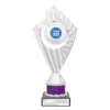 fly28b-purple Purple flyer series - silver / purple with plastic / marble construction