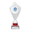 fly26b-red Red flyer series - silver / red with plastic / marble construction