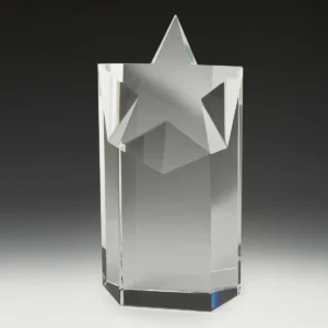Focus star with crystal construction