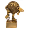 a394a-gold Gold football character with resin construction