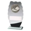 Football clipped oval with glass construction