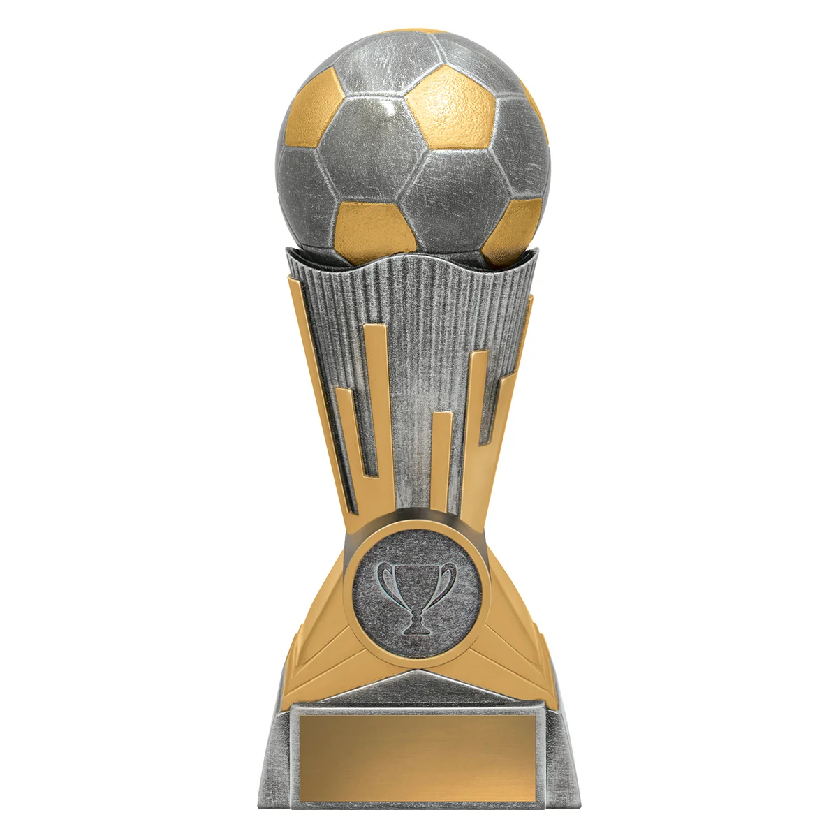 10004b-silver Silver football mercury with resin construction