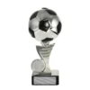 -silver Black / silver football stand with plastic / marble construction