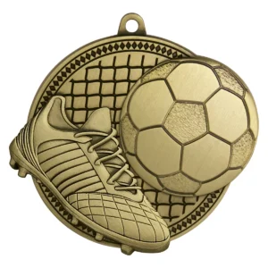 Gold football tempo with metal construction