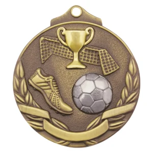 Gold football two tone with metal construction