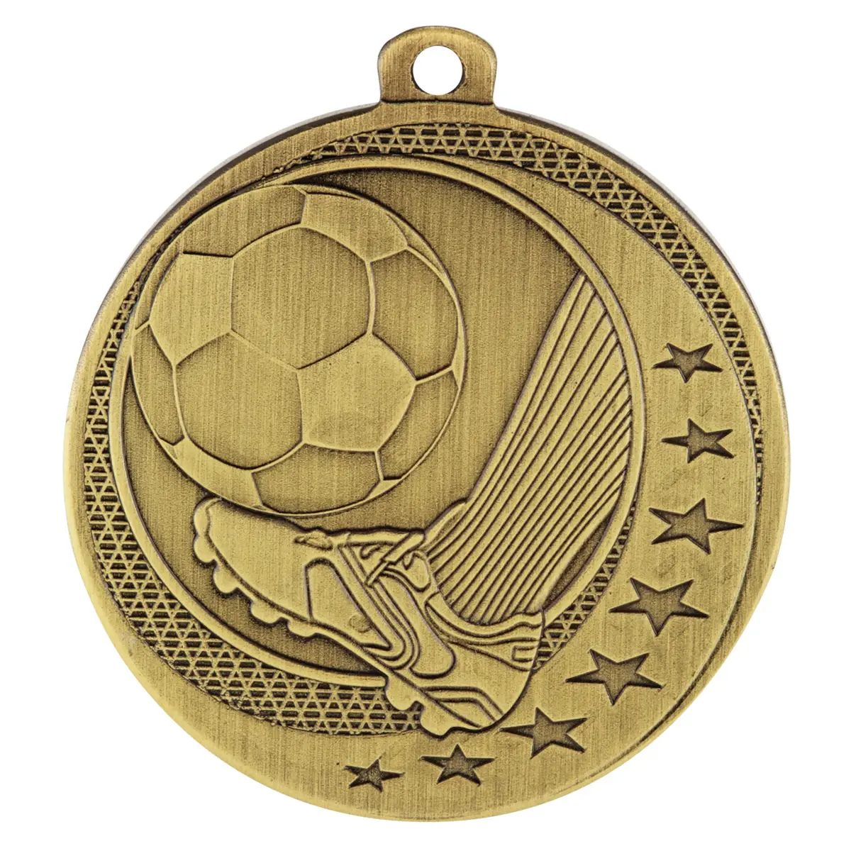 mw904g-gold Gold football wayfare with metal construction