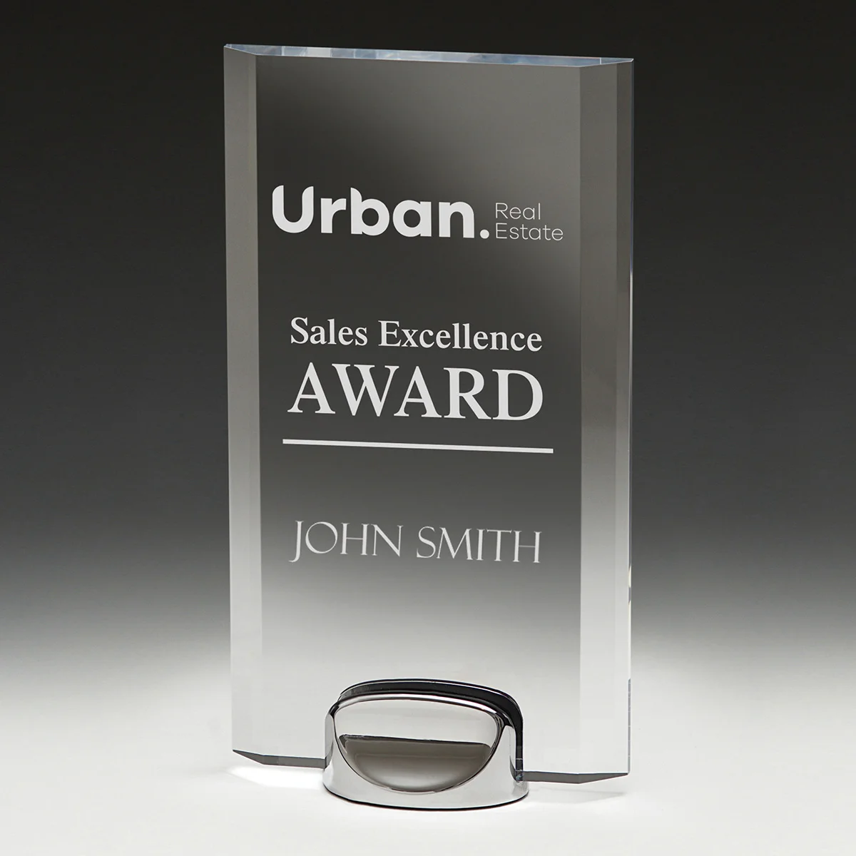 Foundation award with acrylic construction