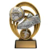 21304a-gold Gold futsal halo with resin construction