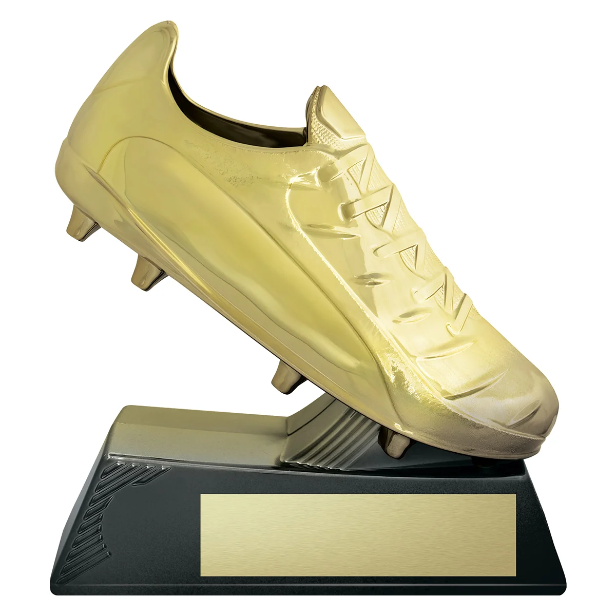 -black Gold / black galaxy boot with plastic construction