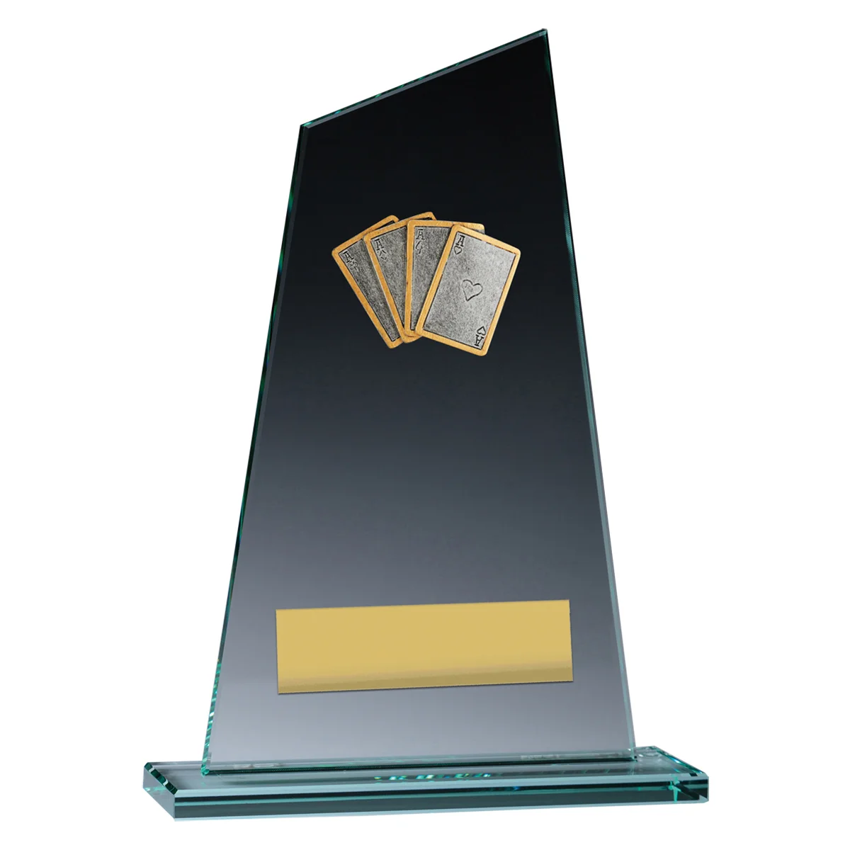 vp197a Glass peak - cards with glass construction