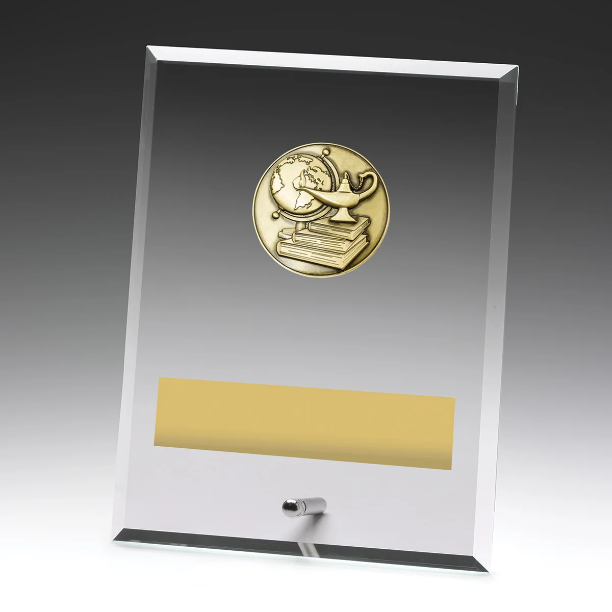 dy105c-grey-bg Glass plaques - academic with glass construction