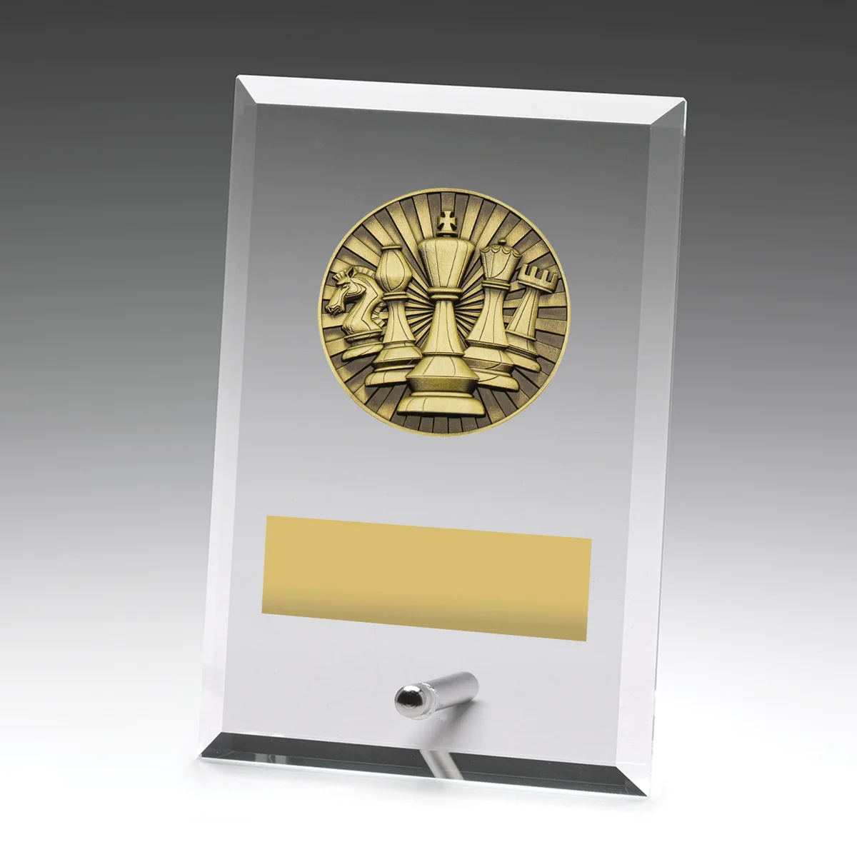dy178a-grey-bg Glass plaques - chess with glass construction
