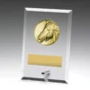 dy135a-grey-bg Glass plaques - horse with glass construction