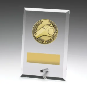 Glass plaques - whistle with glass construction