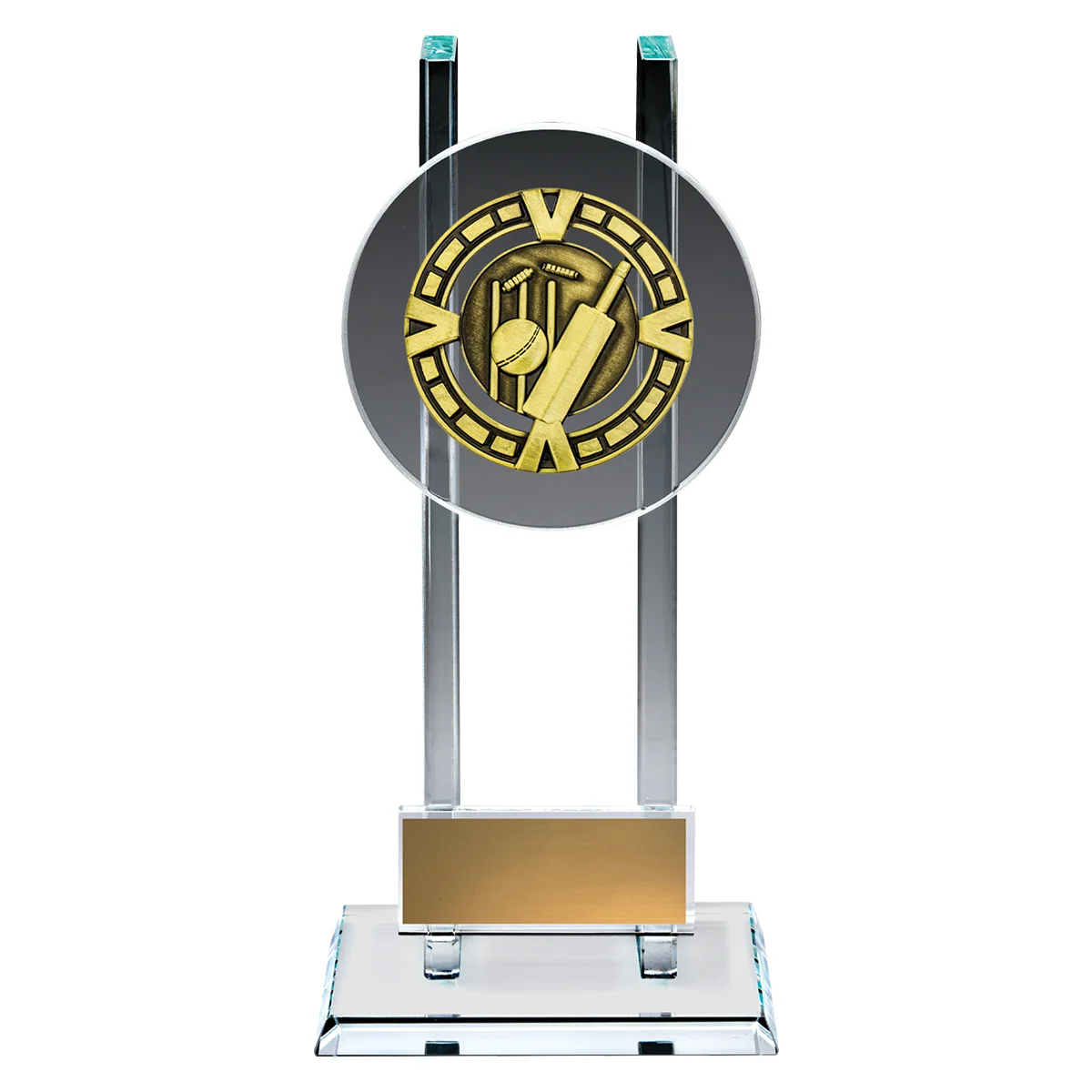 gv1010a Glass varsity - cricket with metal / glass construction