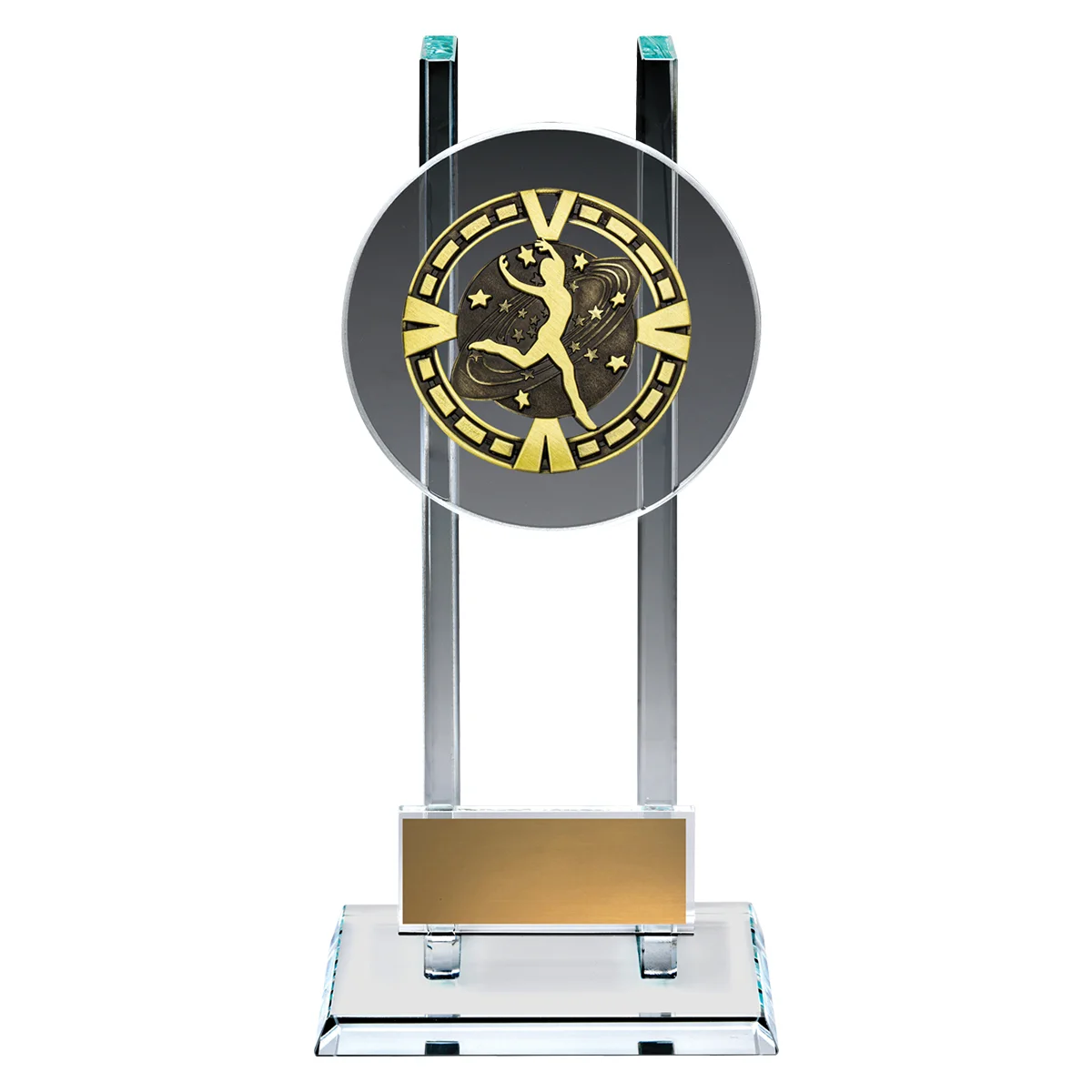 gv1032a Glass varsity - dance with metal / glass construction