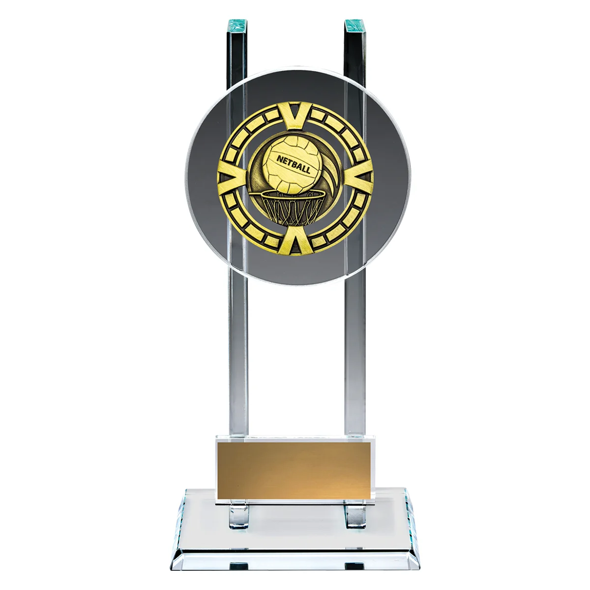 gv1011a Glass varsity - netball with metal / glass construction