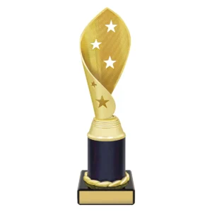 Gold gold festival cup with plastic / marble construction