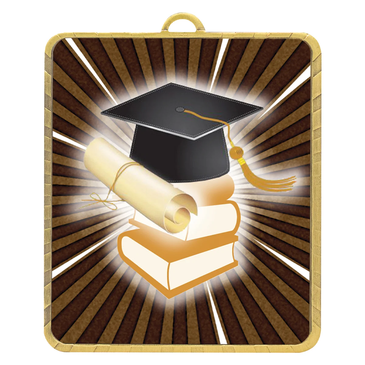 lm101g-gold Gold gold lynx medal - academic with metal construction