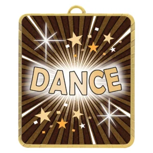 Gold gold lynx medal - dance with metal construction