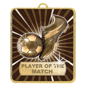 Gold gold lynx medal - pom with metal construction