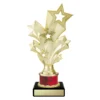 Red gold starburst with plastic / marble construction