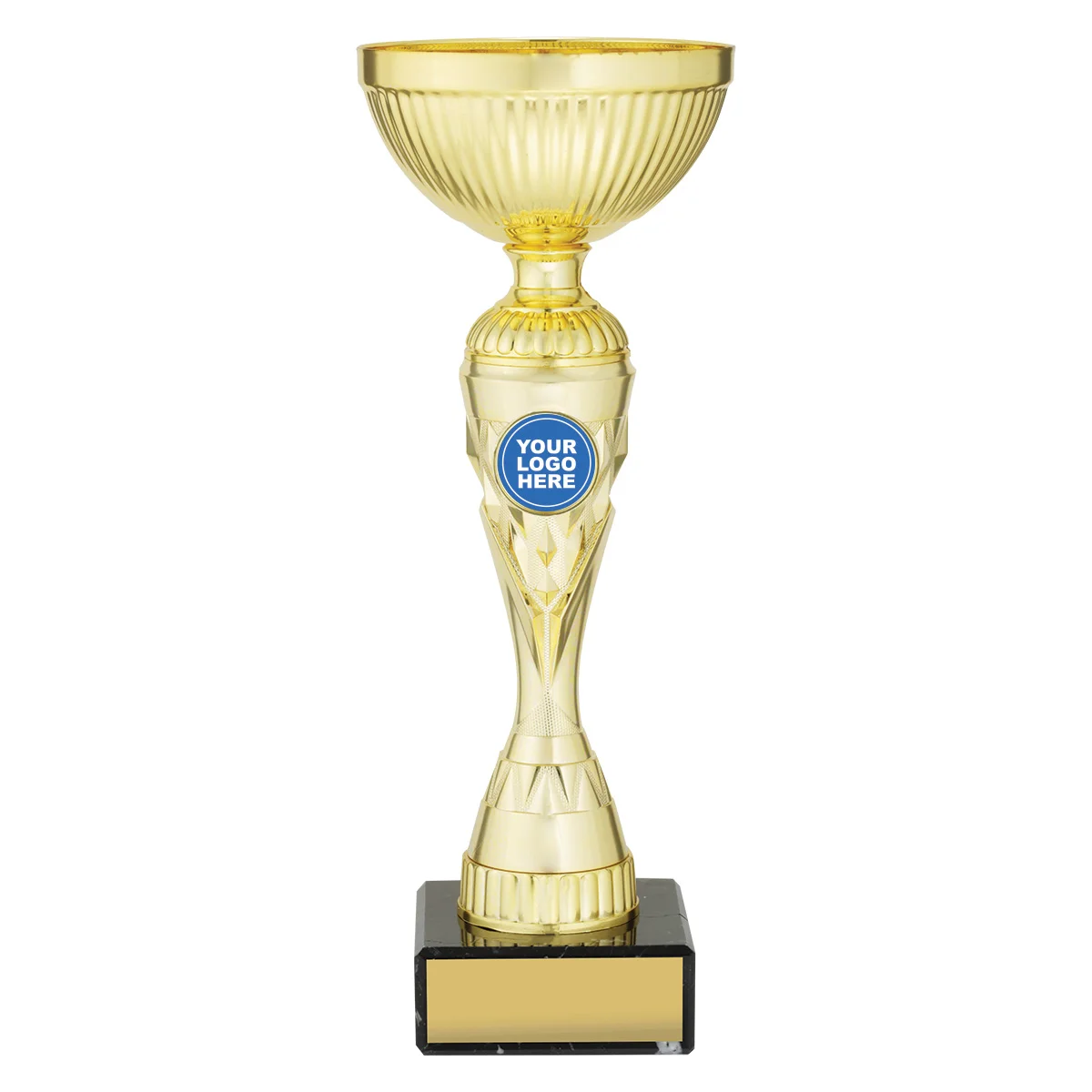 cup170b-gold Gold gold vector cup with plastic / metal / marble construction
